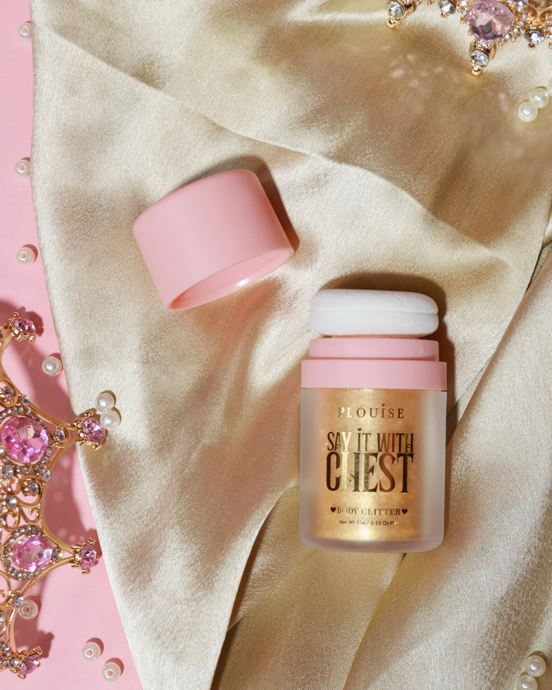 Say It With Chest Loose Body Glitter