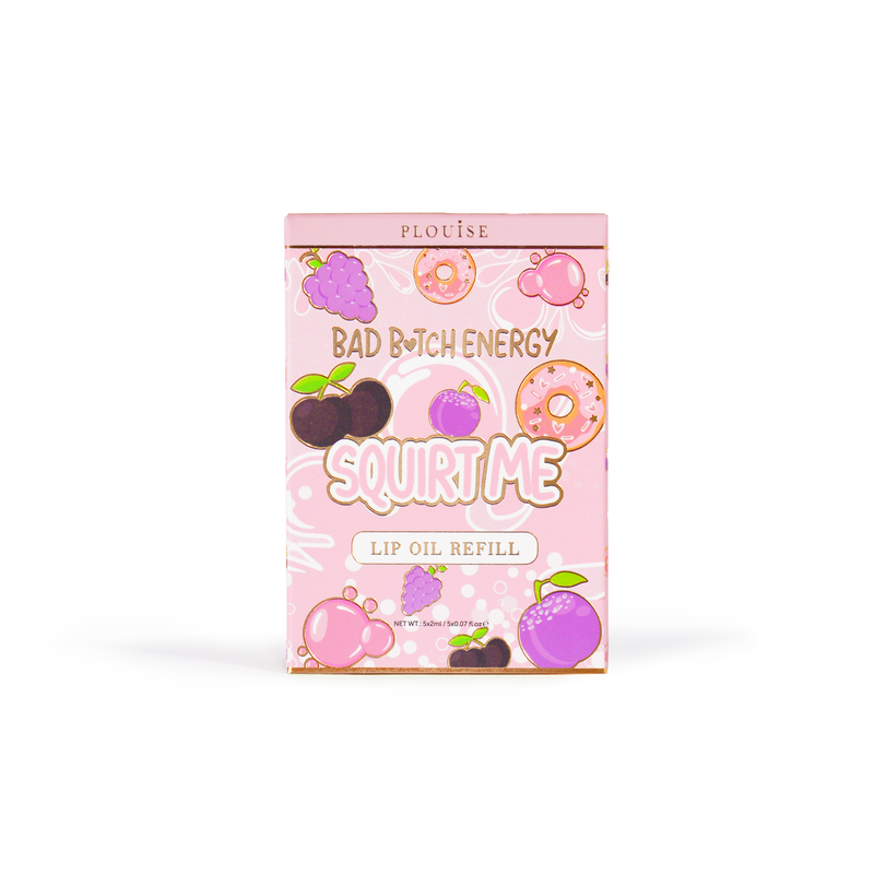 Squirt Me Lip Oil Refill Sachet Packs 2ml