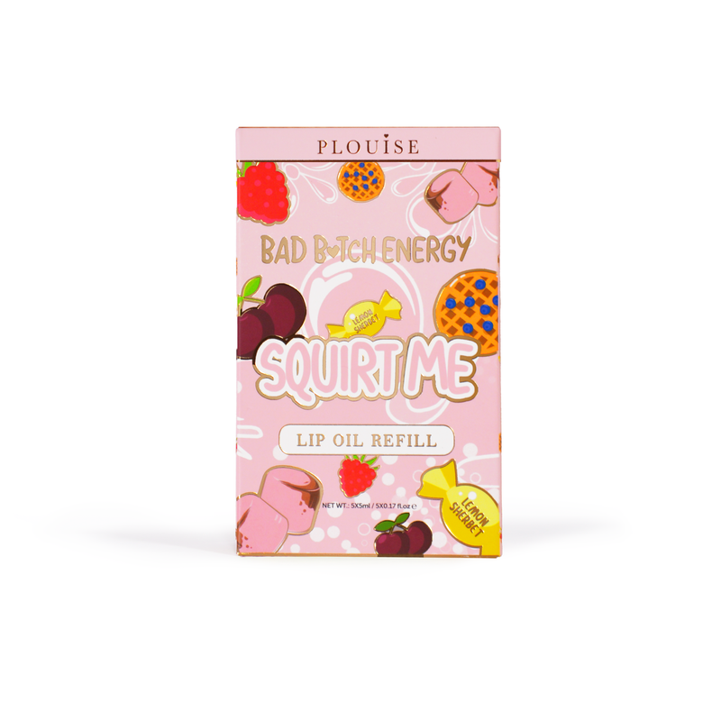 Squirt Me Lip Oil Refill Sachet Packs 5ml