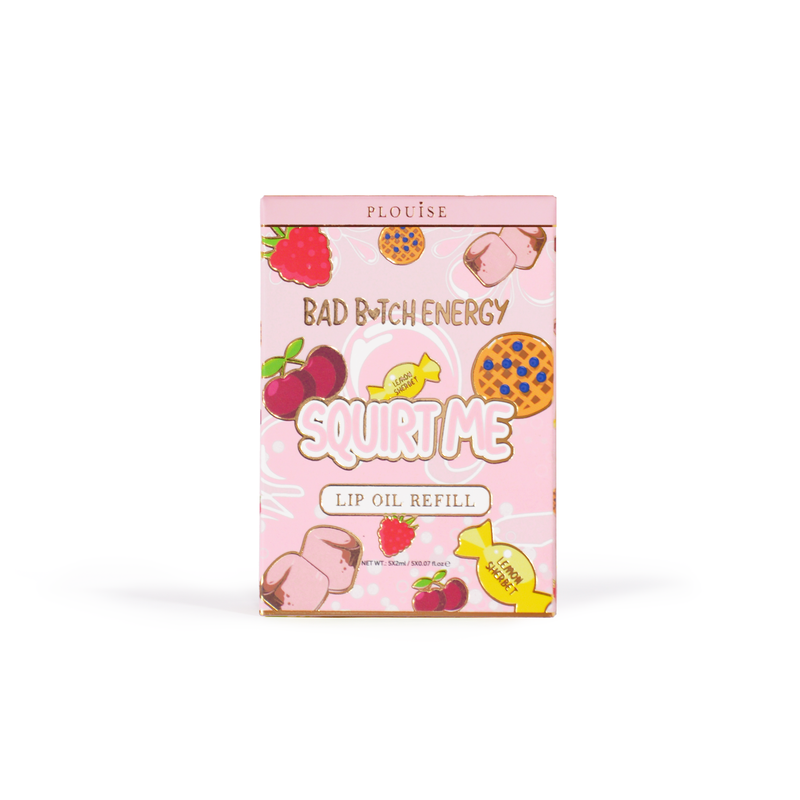 Squirt Me Lip Oil Refill Sachet Packs 2ml